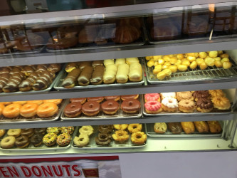 Fresh Golden Donuts