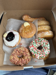 Maggie's Doughnuts and Cafe featuring Bake by Cristina Soriano